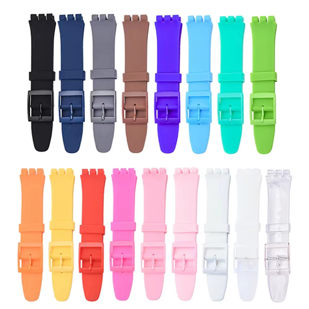 Bracelet de montre en Silicone coloré