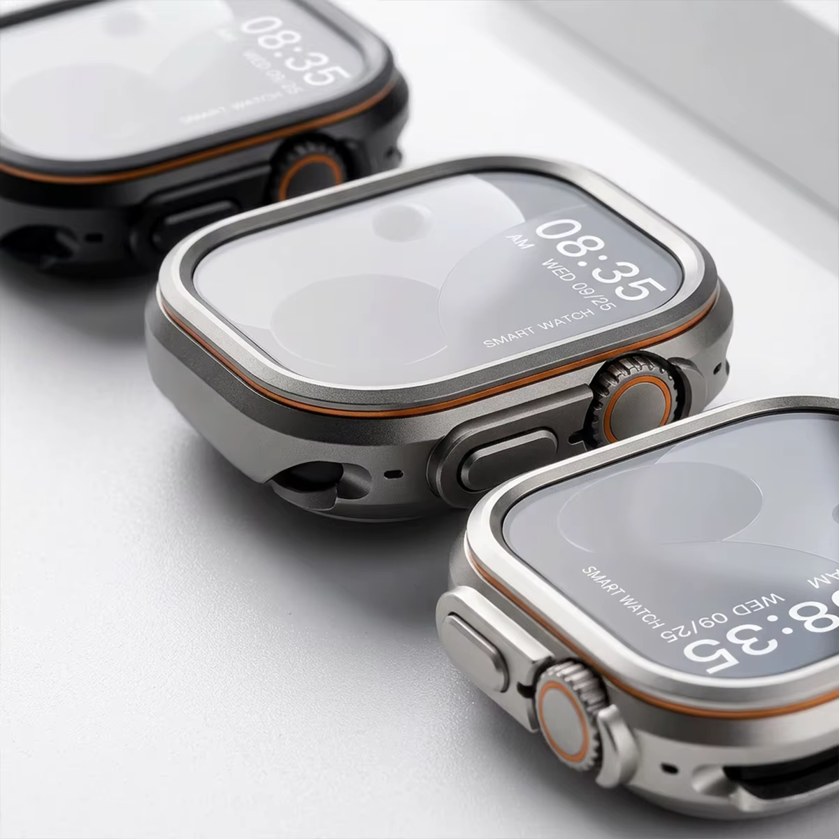 Coque en métal + PC pour Apple Watch Ultra 3/2/1 49mm