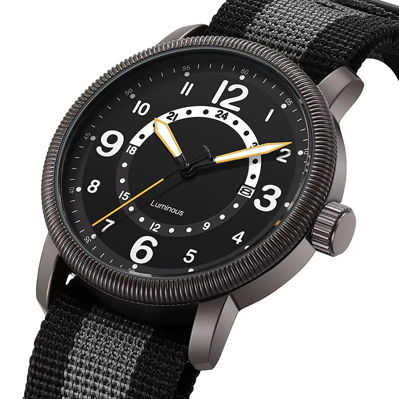 Montre de terrain TPW 2026 avec grands chiffres