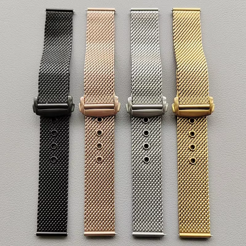Bracelet de montre milanais 20mm 22mm pour Omega 007 pour Seamaster 300