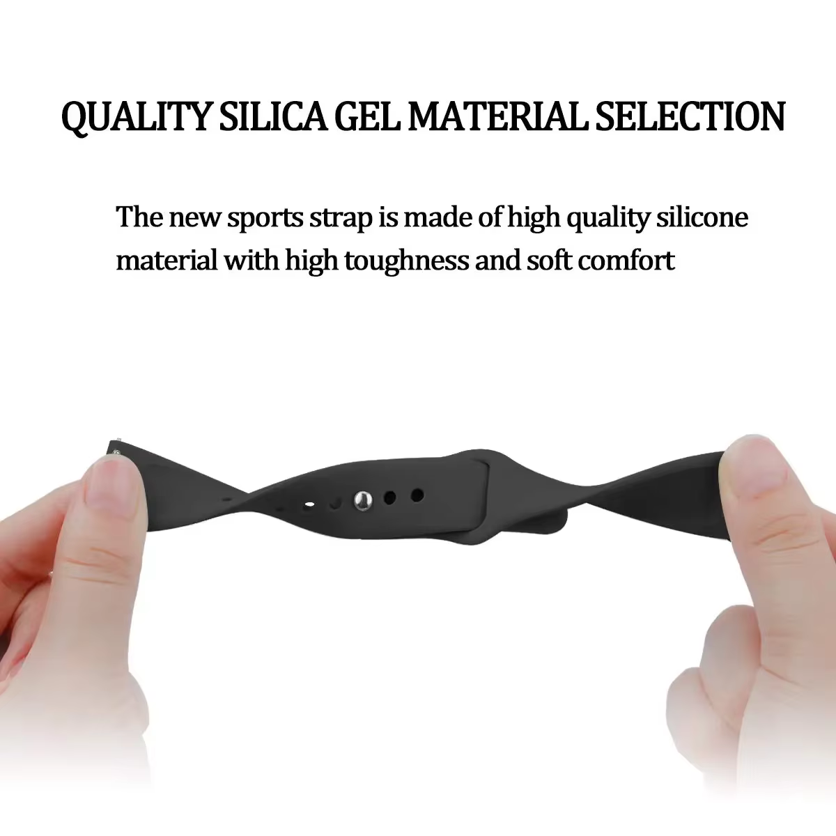 Bracelet de montre intelligent en Silicone