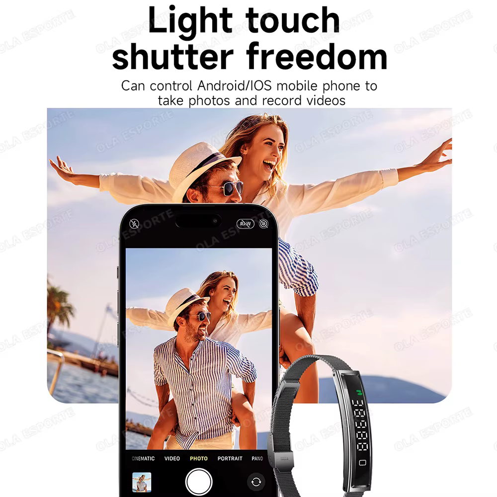 Nouvelle Montre Connectée 2026 Podomètre Bracelet Intelligent Santé Femme Contrôle Gestuel Étanche Moniteur Fréquence Cardiaque Sommeil Bracelets Connectés