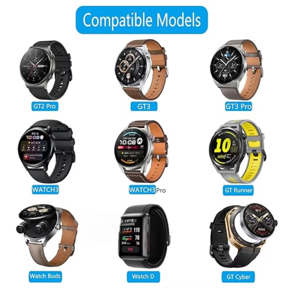 Le chargeur rapide est disponible pour Huawei Watch GT5 Pro/GT5/GT4/GT3Pro/GT3/Buds/Watch4USB