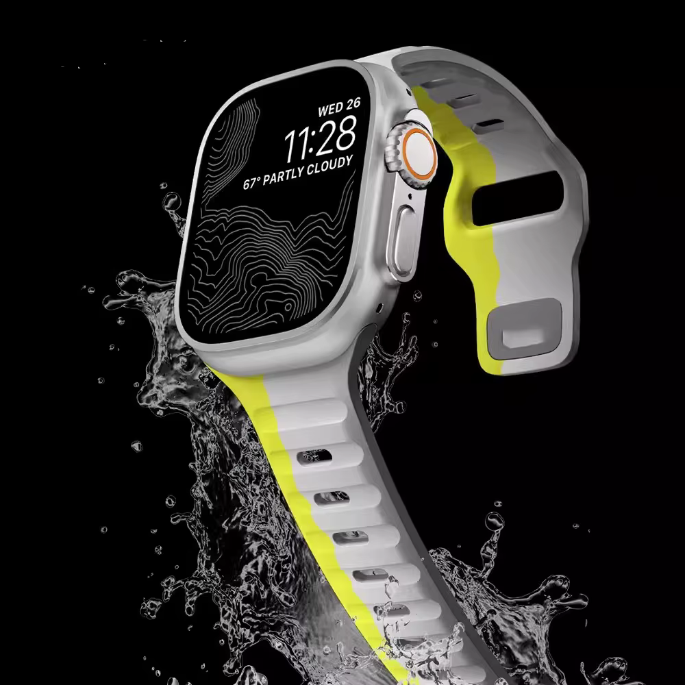 Bracelet en Silicone souple pour Apple Watch
