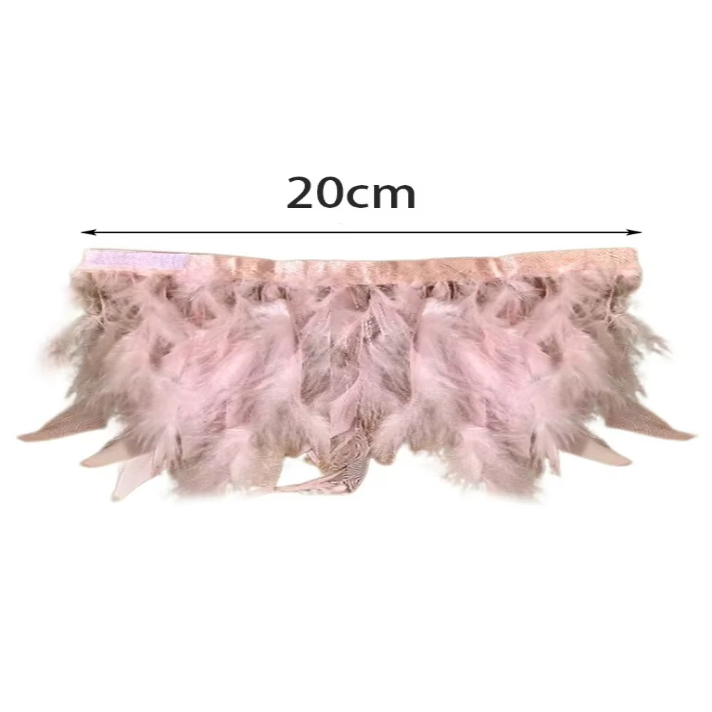 Nouvelle mode plumes Bracelet manches ongles ornement
