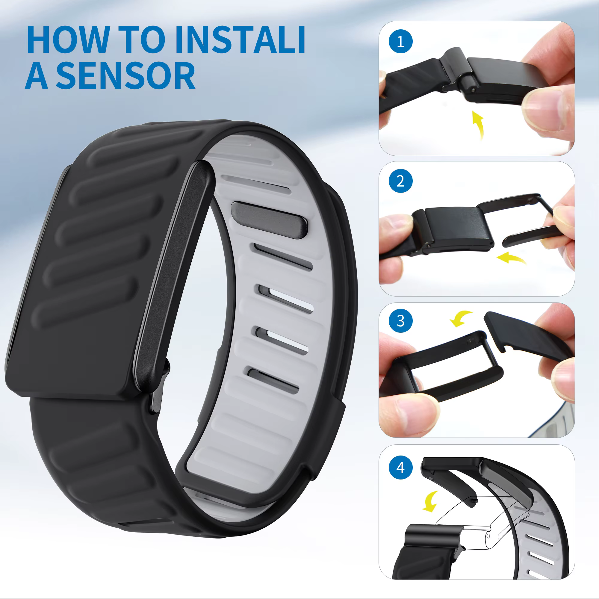 Nouveau WHOOP SportFlex bracelet en Silicone souple au toucher
