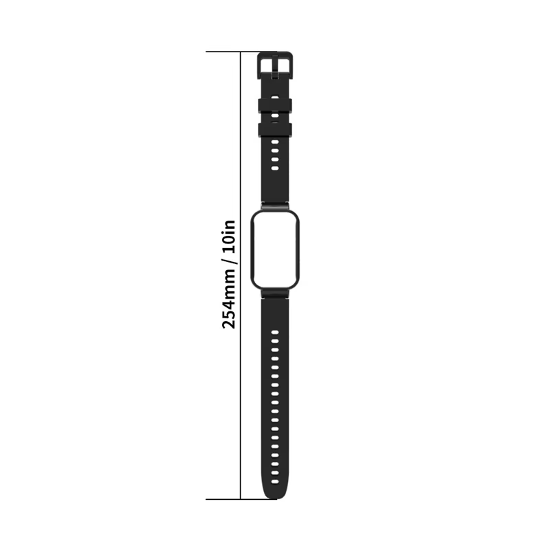 Bracelets en Silicone + étui pour Xiaomi Smart band 9 8 Bracelet actif Sport