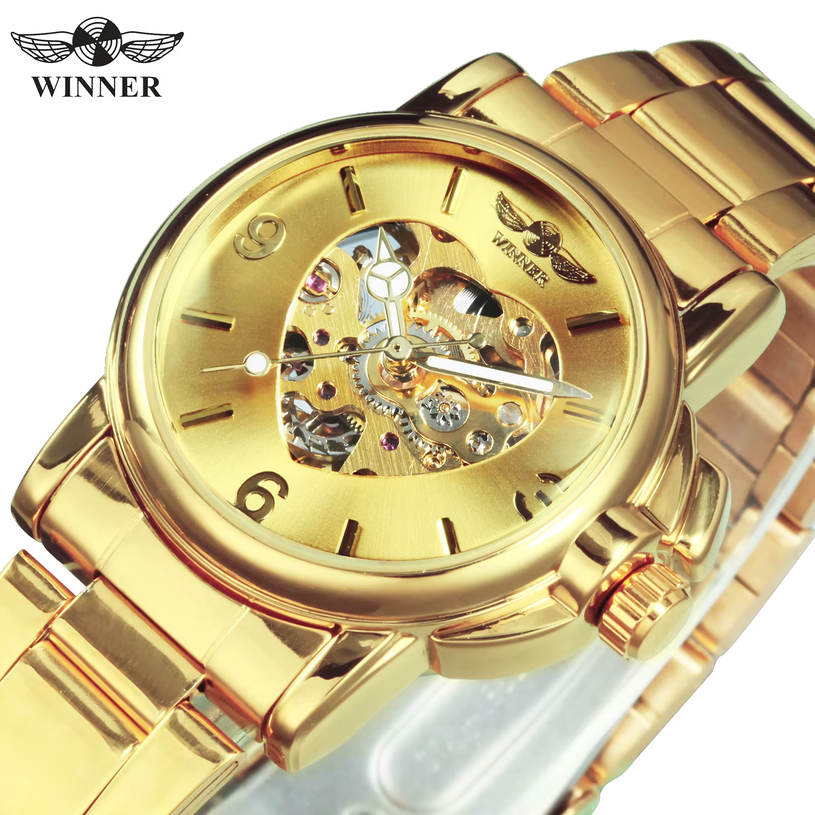 WINNER – montre squelette pour femmes