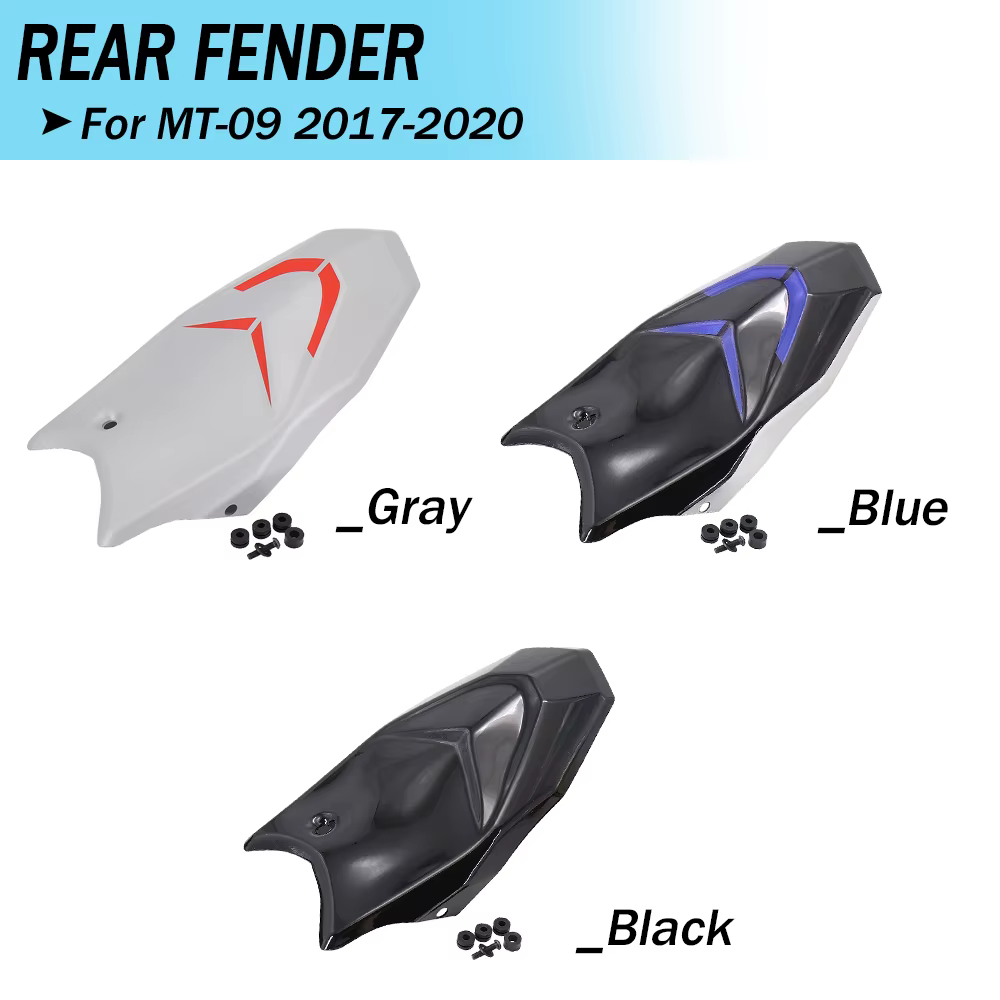 2019 2020 nouveaux accessoires de moto pour YAMAHA MT09 garde-boue arrière déflecteur de pare-brise MT-09 MT 09 couverture de siège arrière carénage