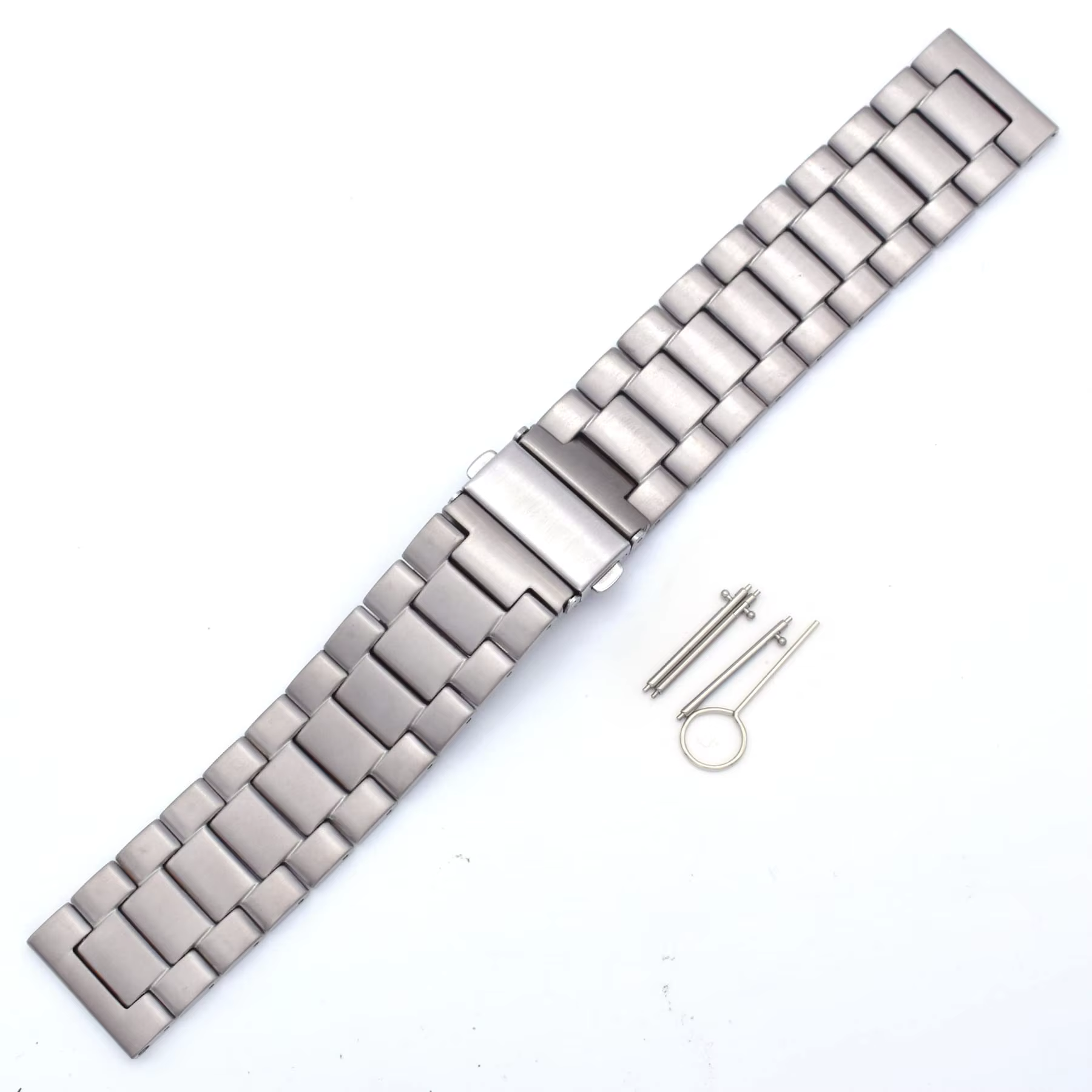 THEAGE Bracelet de montre solide en titane pour hommes et femmes