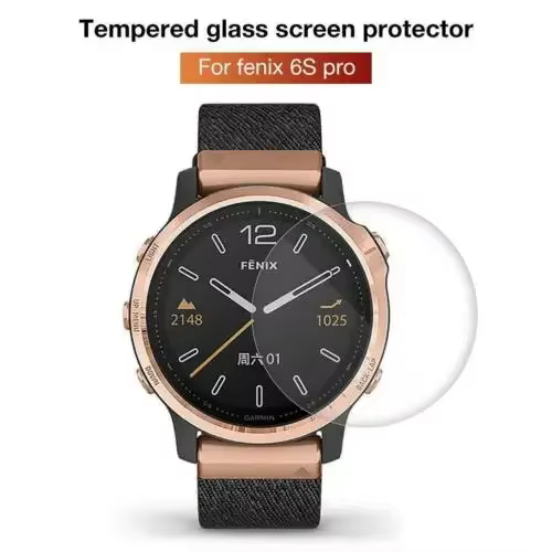 Film de protection d'écran en verre pour montre intelligente Garmin Fenix