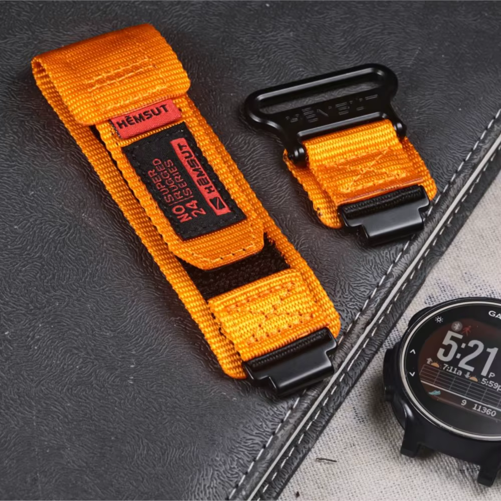 Bracelet de montre Orange Garmin 735XT, conception de boucle de bracelet de sport en Nylon pour montre intelligente 220/230/235/620/630/735XT/235 Lite
