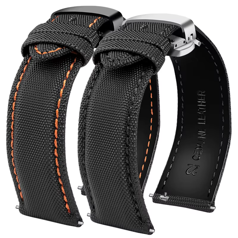 Bracelet de montre en nylon souple à dégagement rapide pour homme