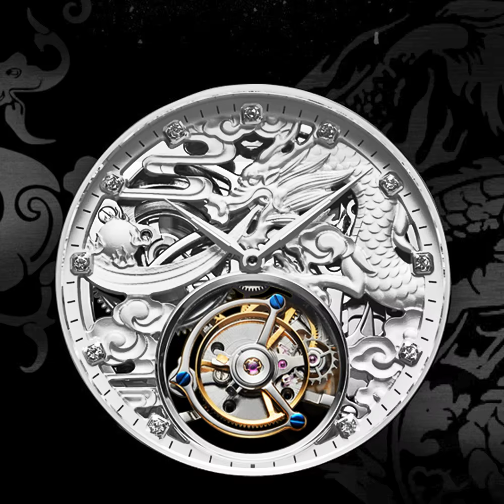 AESOP hommes volant Tourbillon mouvement mécanique automatique montres de luxe