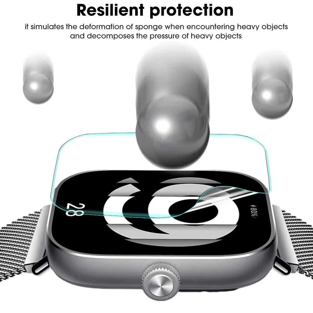 Protecteurs d'écran flexibles pour Xiaomi Redmi Watch 6 5 Active Lite HD