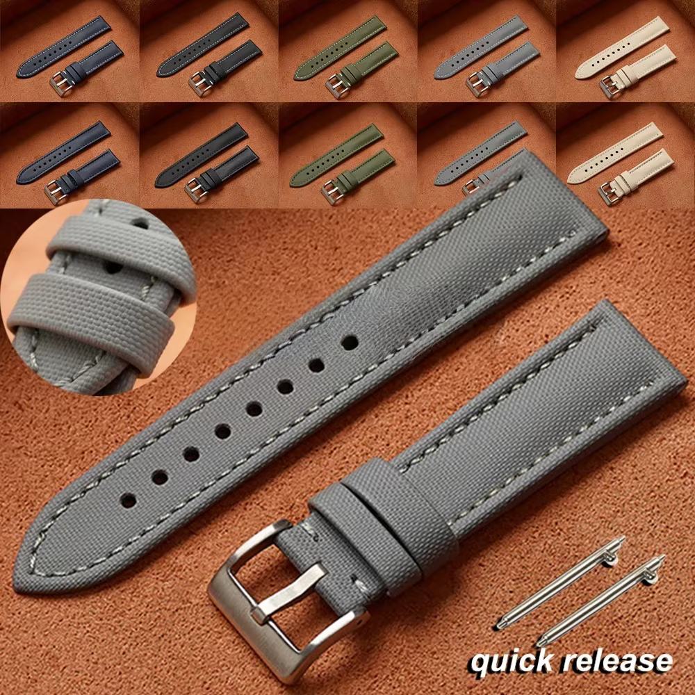 Bracelet de montre en toile de voile premium pour montres Blancpain