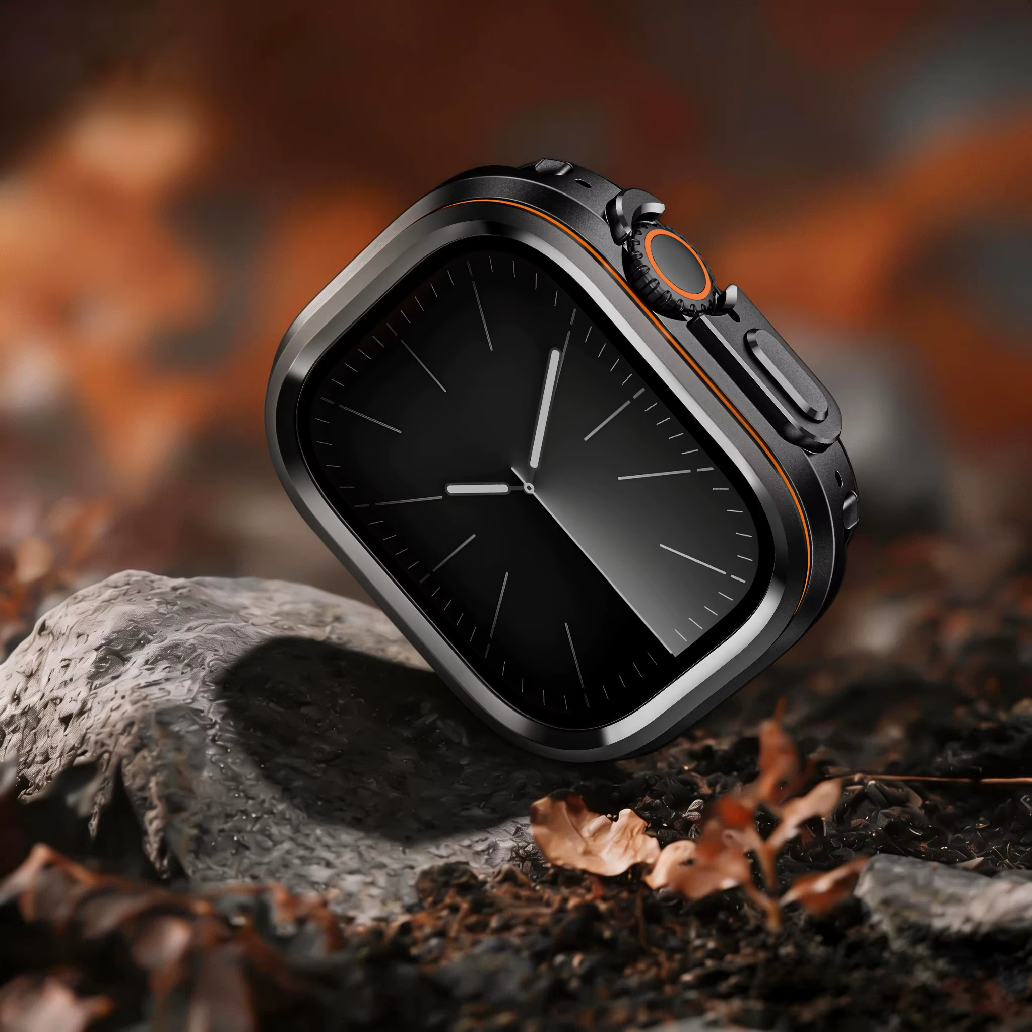 Étui de protection style Halo pour Apple Watch Ultra 3 2 1 49 mm