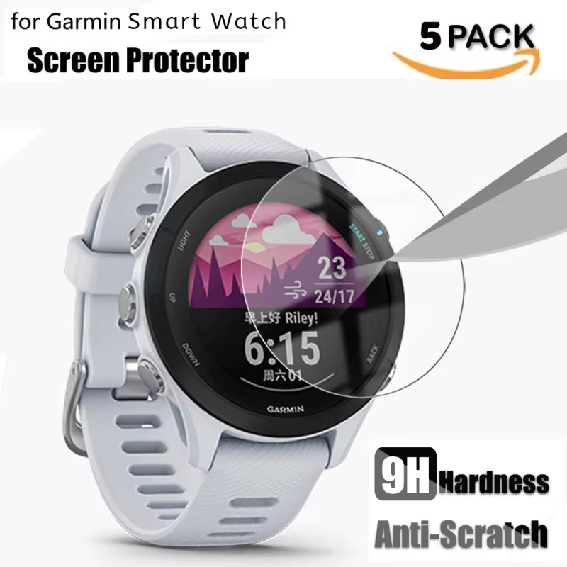 Protecteur d'écran en verre pour montre intelligente Garmin