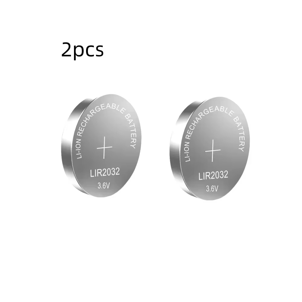 2-50 pièces LIR2032 batterie au Lithium Rechargeable 2032 charge peut remplacer 3.6 v 40mAH CR2032 pour montres pile bouton