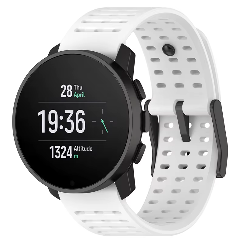 Bracelet de montre en Silicone pour bandes verticales Suunto