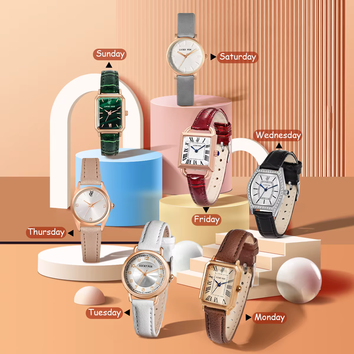 Montre de noël pour femmes