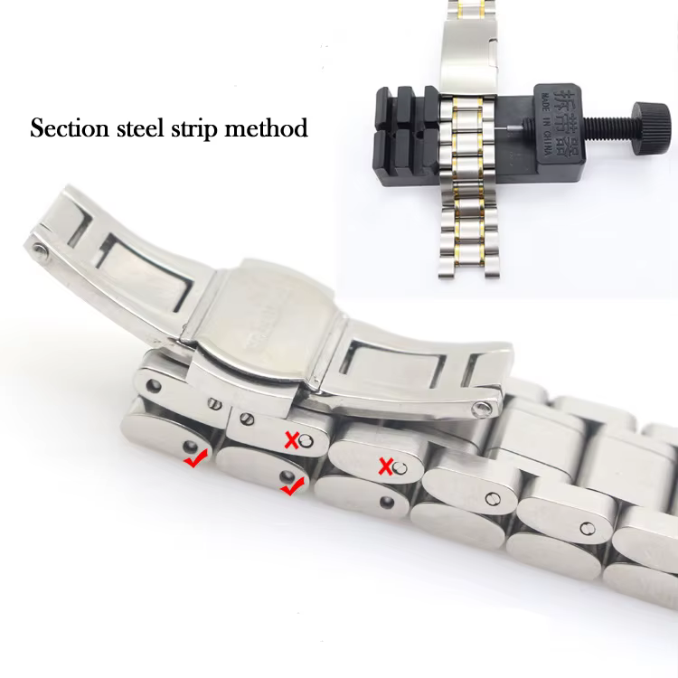 Bracelet de montre lien ajuster fente sangle