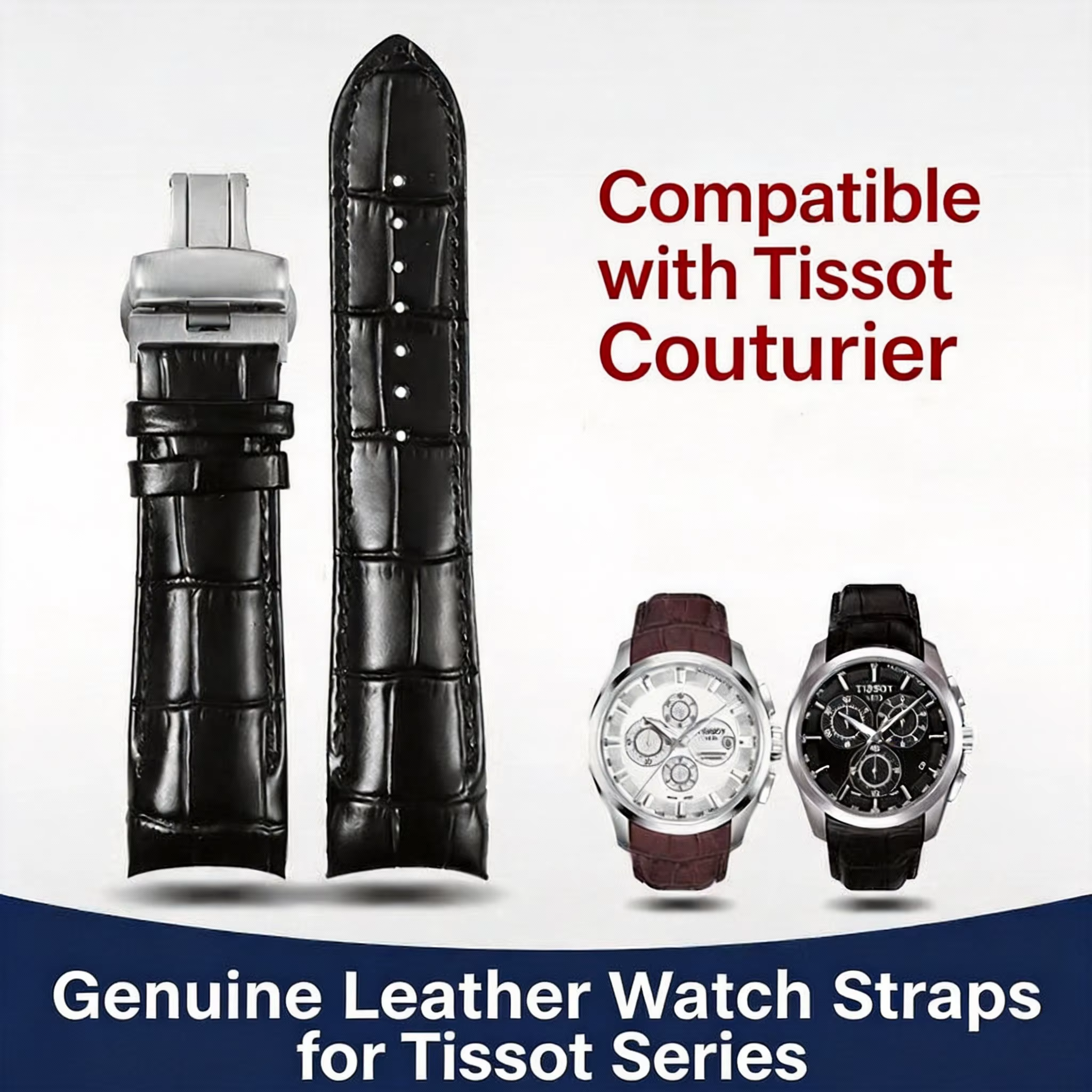 Compatible avec le bracelet de montre Tissot Couturier PRC200