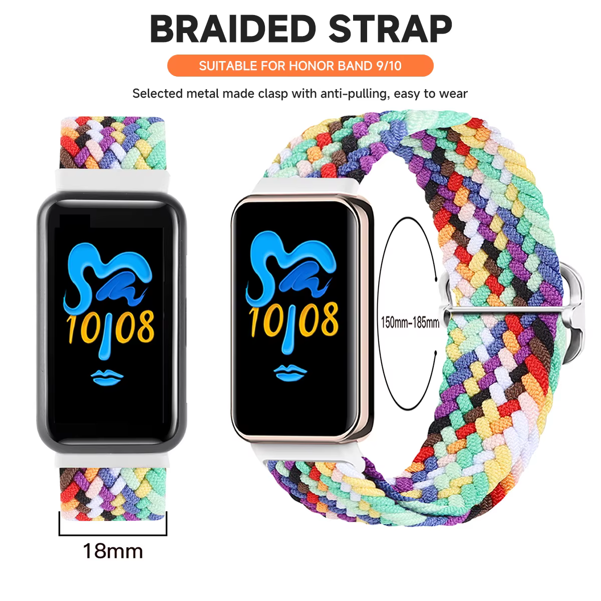 Bracelet Solo en Nylon élastique pour Honor Band 9