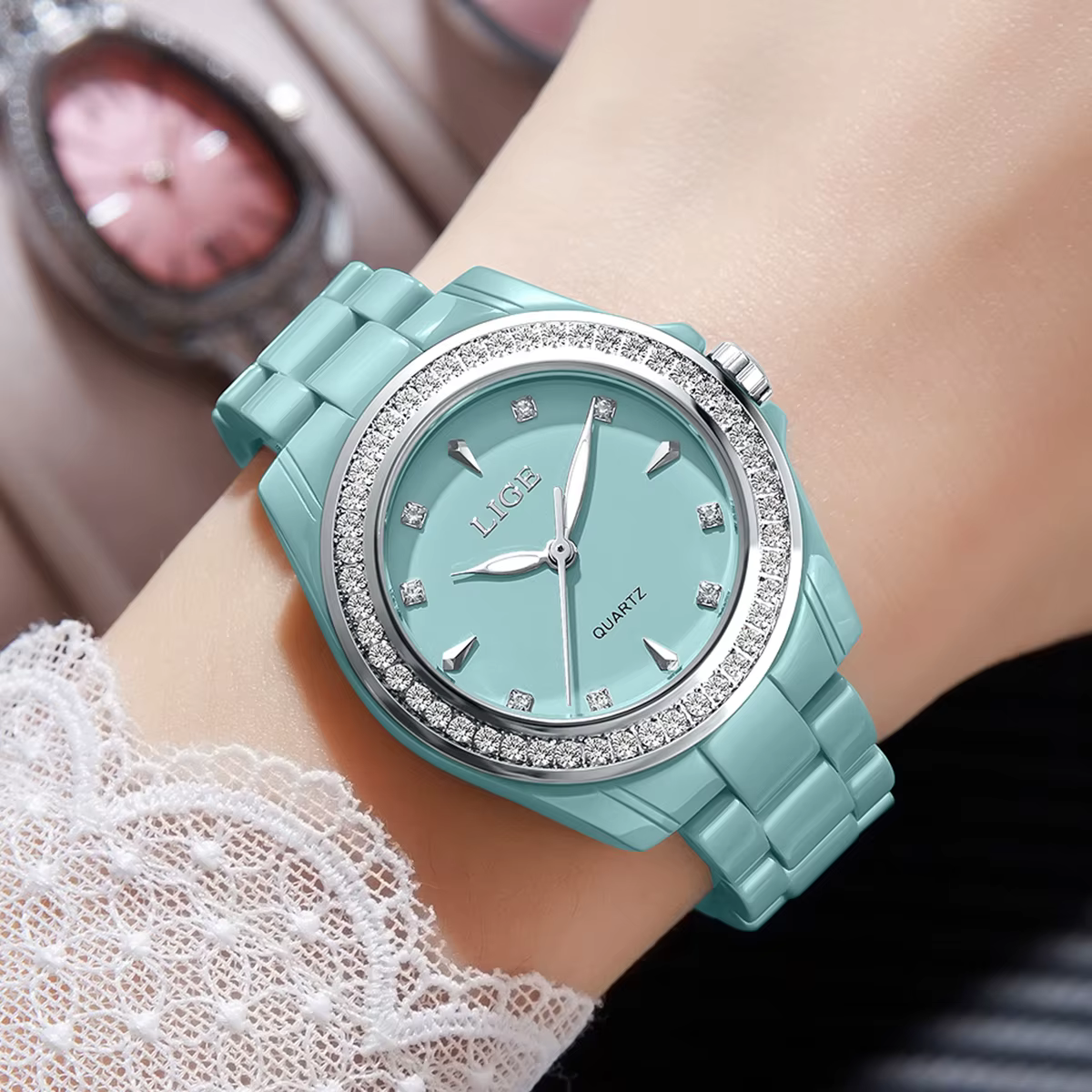 Montre à quartz LIGE TOP pour femme 2026