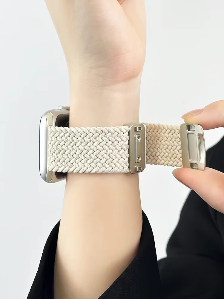 Bracelet tressé pour Bracelets de montre Apple 40 mm 44mm 46mm 42mm 49mm 45mm 41mm 38mm