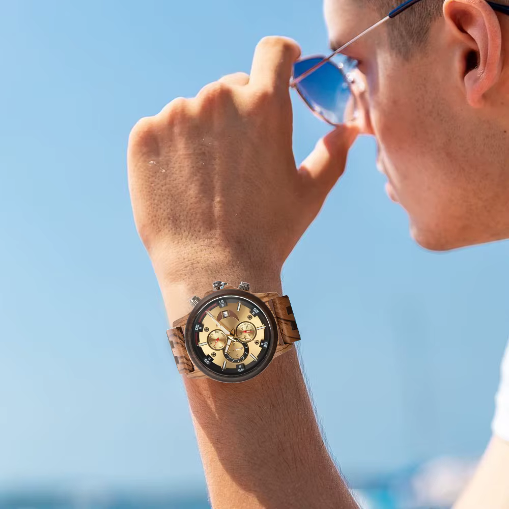 Montre en bois hommes
