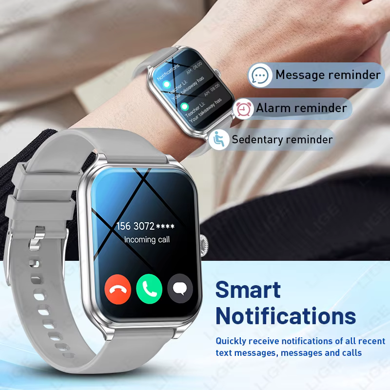 Montre connectée avec moniteur de fréquence cardiaque