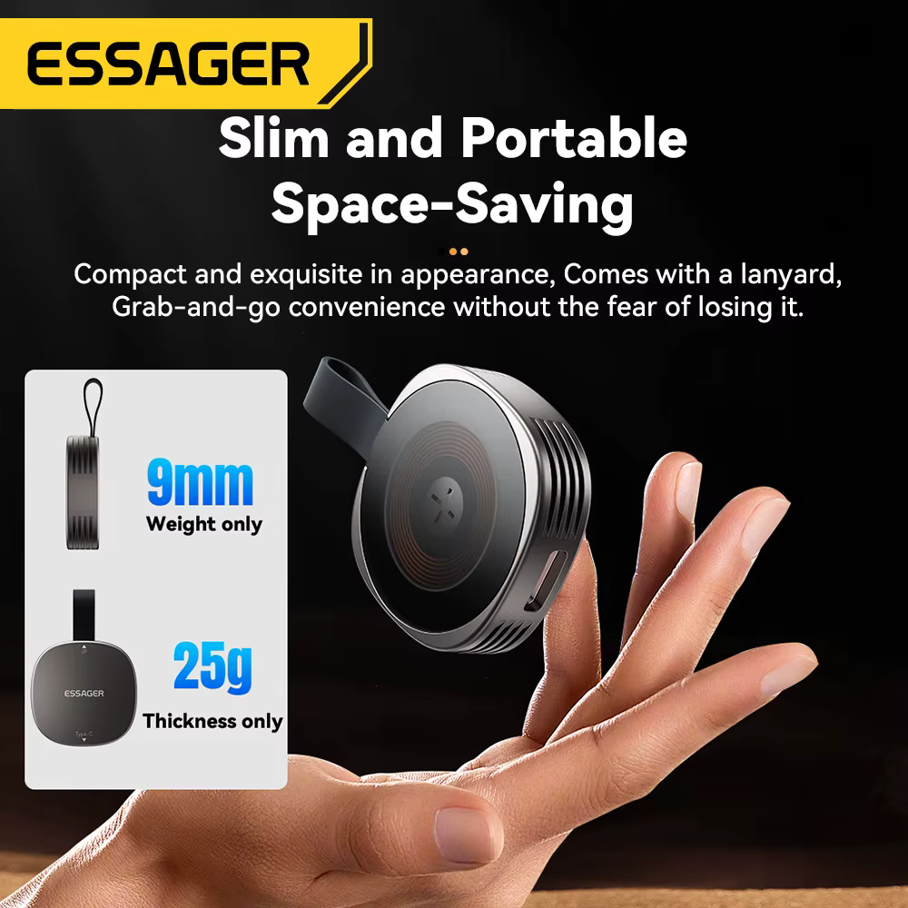 Essager chargeur sans fil magnétique pour Apple Watch 9 8 7 6 5 4 3 SE Station de charge Ultra rapide double Port montre