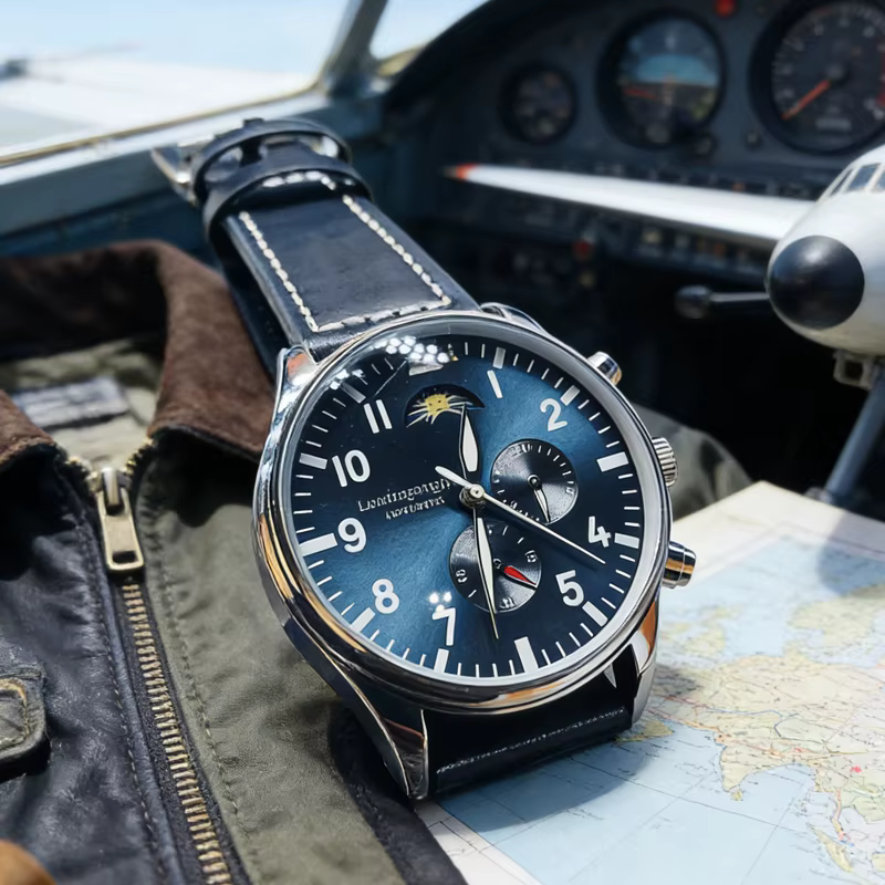Montre mécanique automatique pour homme avec design squelette