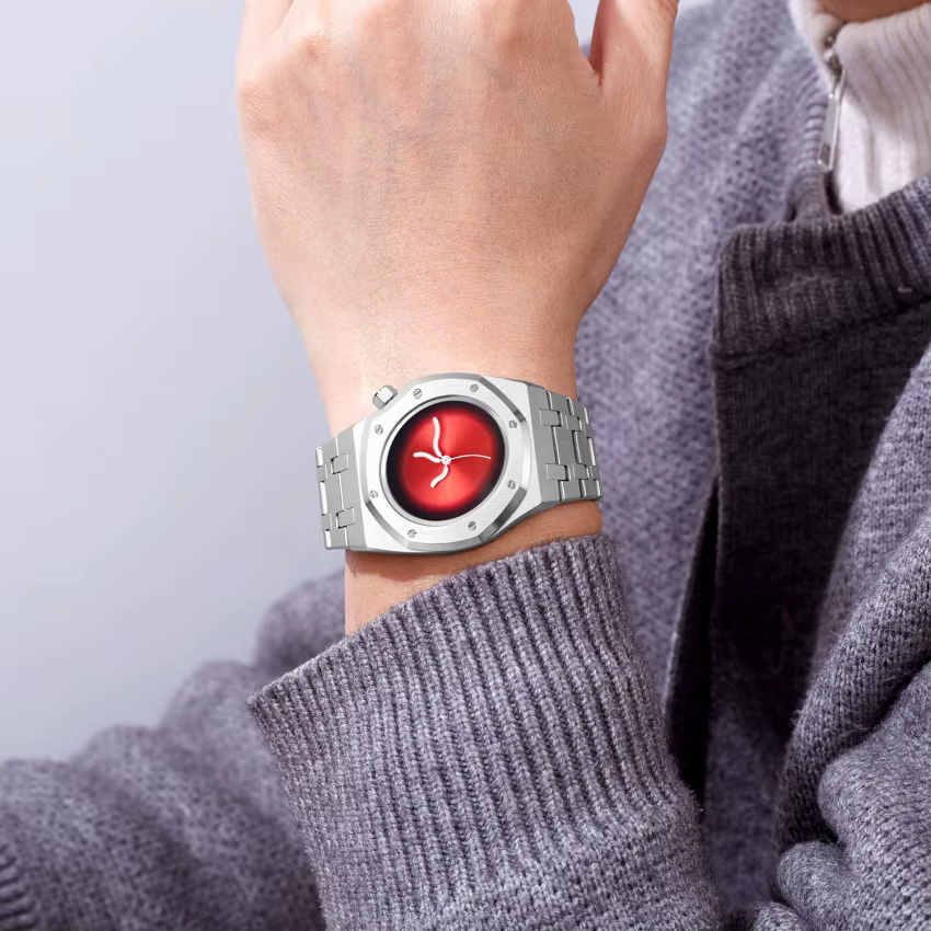 Nouvelle Montre de Luxe pour Homme 2026 – Cadran Marbre Rose