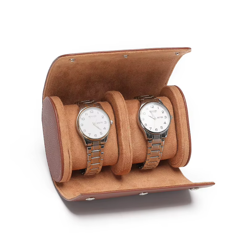 Boîtes de montres en cuir pour hommes