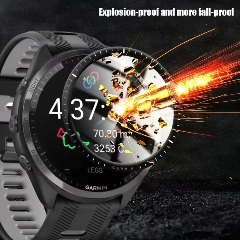 Protecteur d'écran en film incurvé 3D pour Garmin Forerunner 965