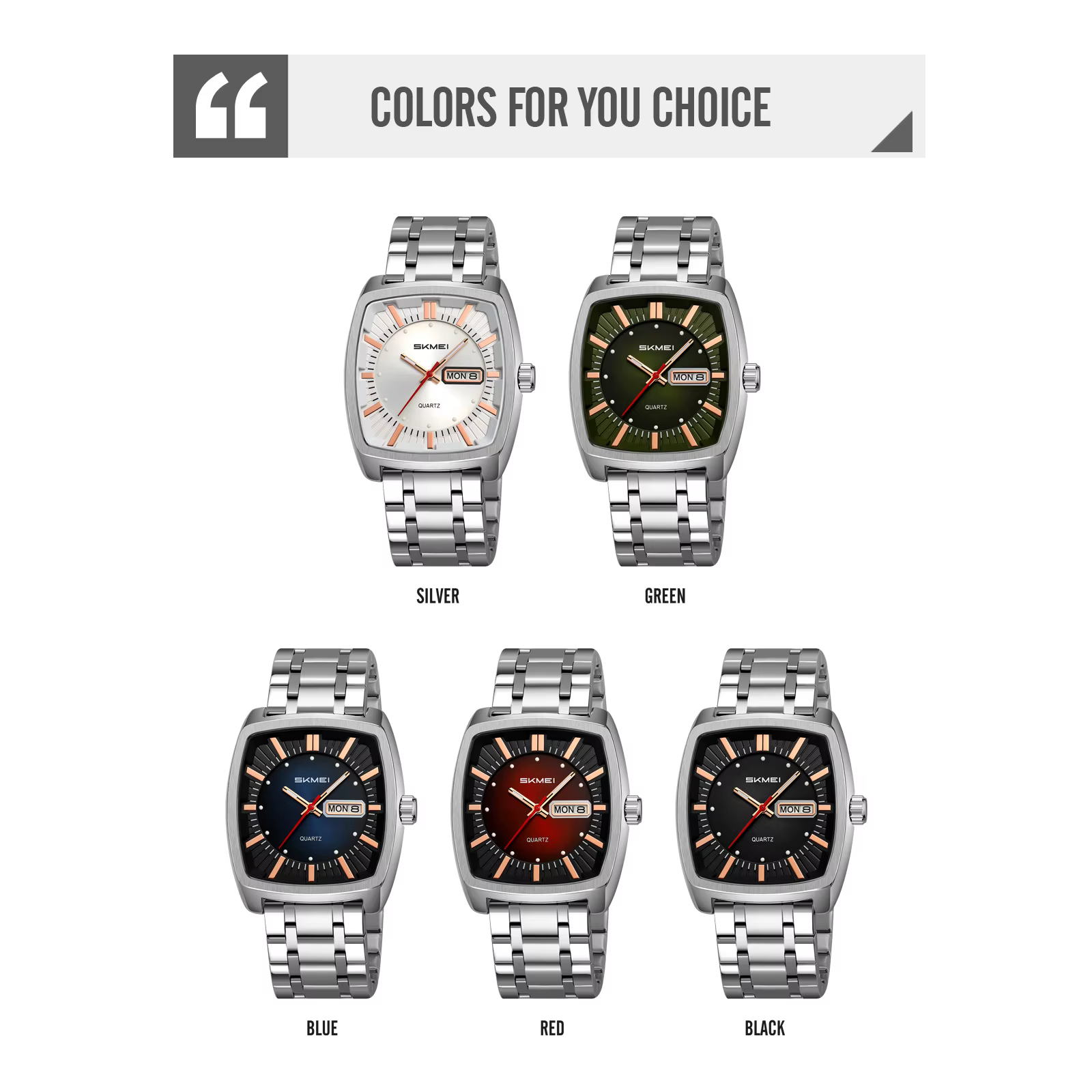 SKMEI 9354 Top marque Quartz montres décontractées pour hommes mouvement rond étanche