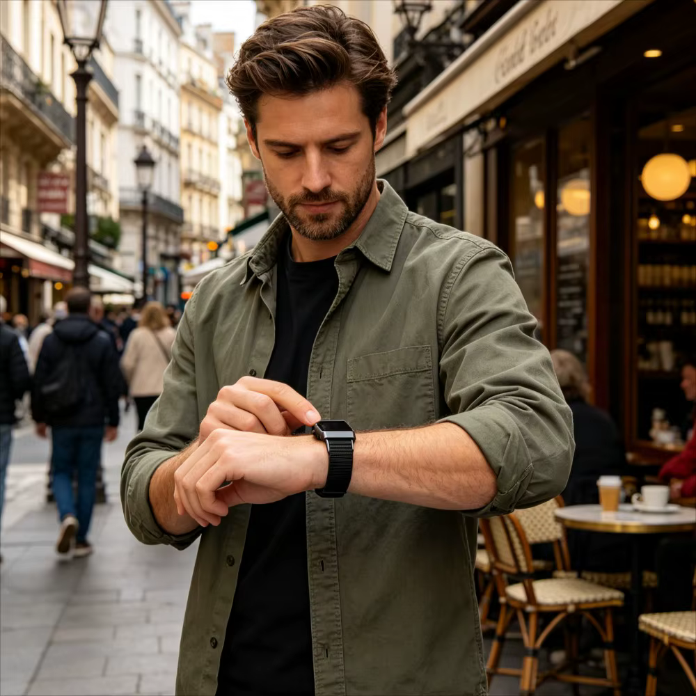 Bracelet de montre en nylon pour Hume Health Band