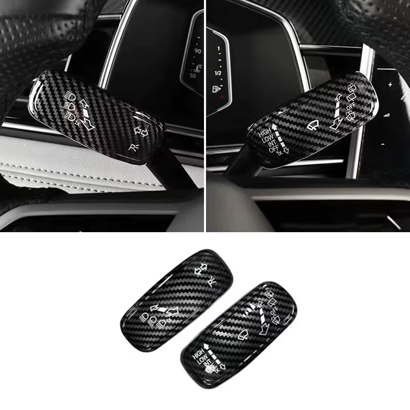 Couvercle de commande de commutateur de phare de volant intérieur, garniture de commutateur d'essuie-glace pour VW Golf 7 7.5 MK7 Golf 8 MK8 Tiguan L
