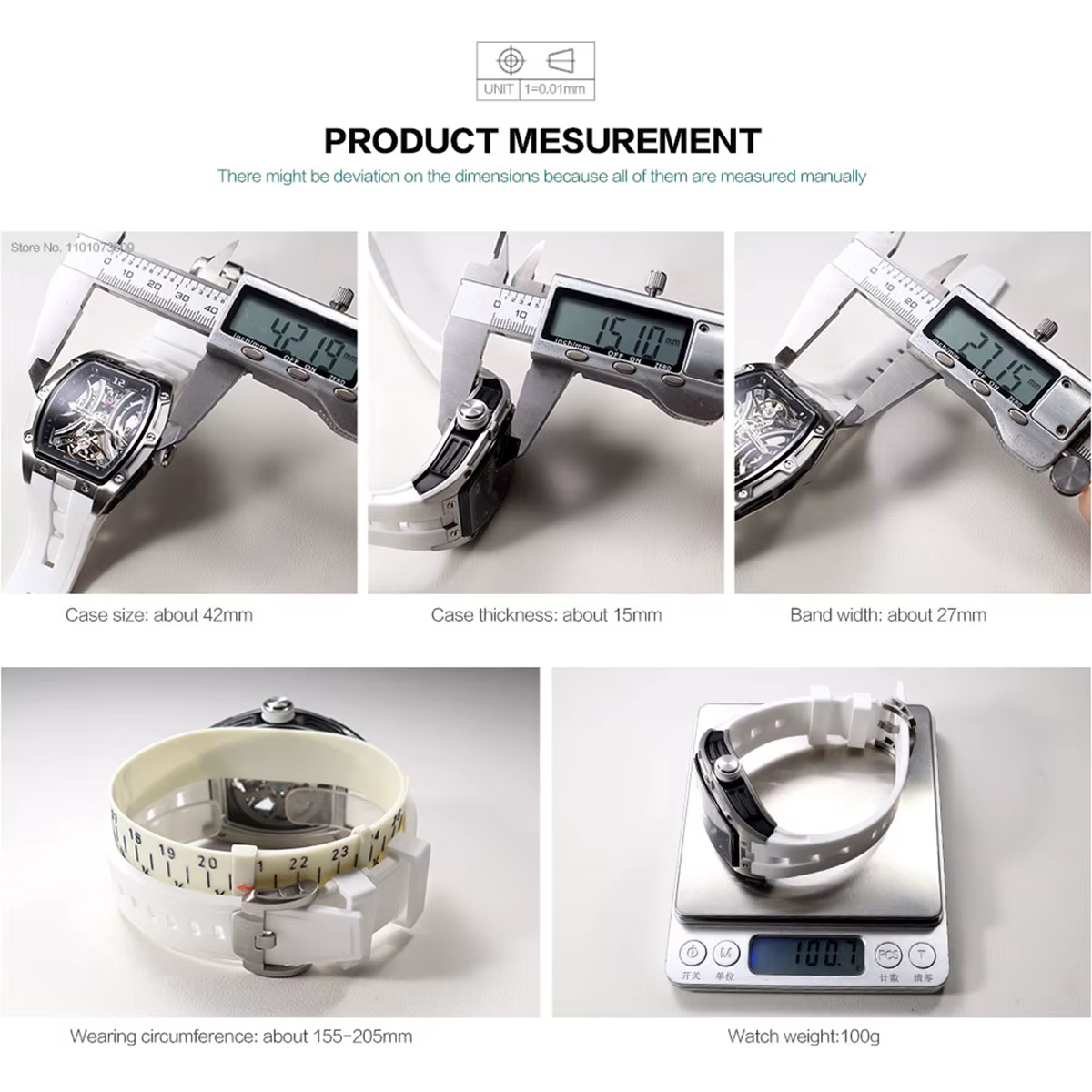 MEGIR – montre mécanique automatique de Style sport pour hommes