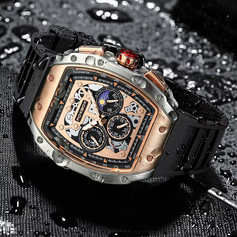 Montre de sport étanche pour homme, montre-bracelet à quartz, chronographe militaire, affaires, marque supérieure, luxe, nouveau, 2024