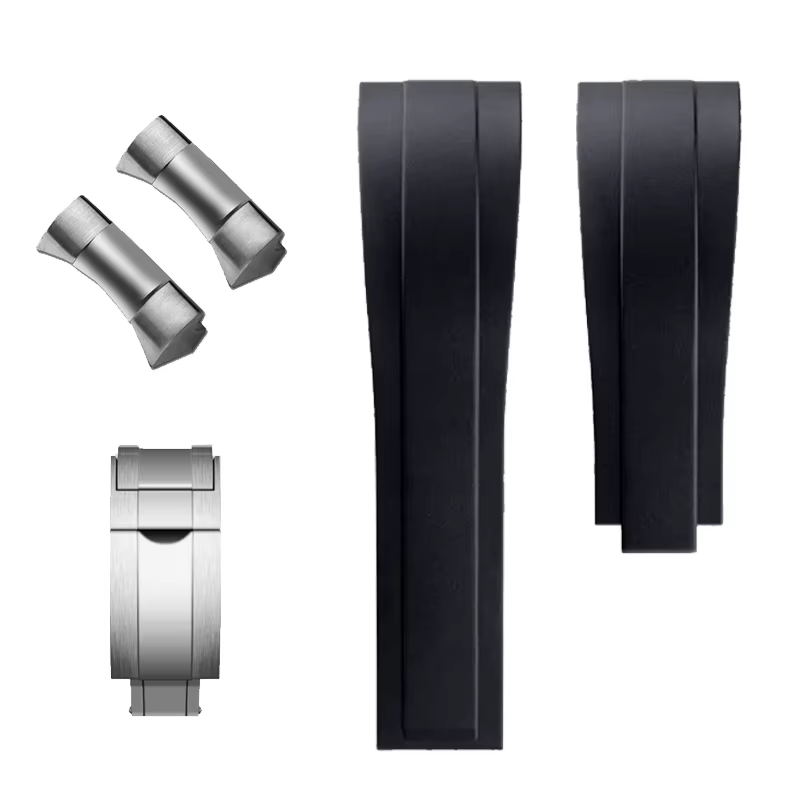 Bracelet en caoutchouc souple 20 mm 22 mm pour Tudor Black Bay Panda/Pro/Black Shield