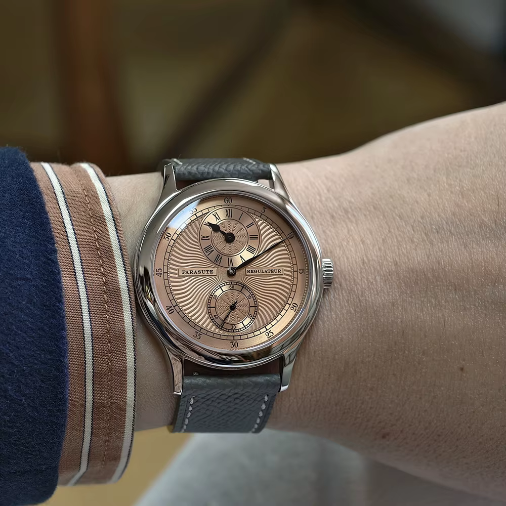 FARASUTE manuel mécanique montre pour hommes mouvement mouette saphir