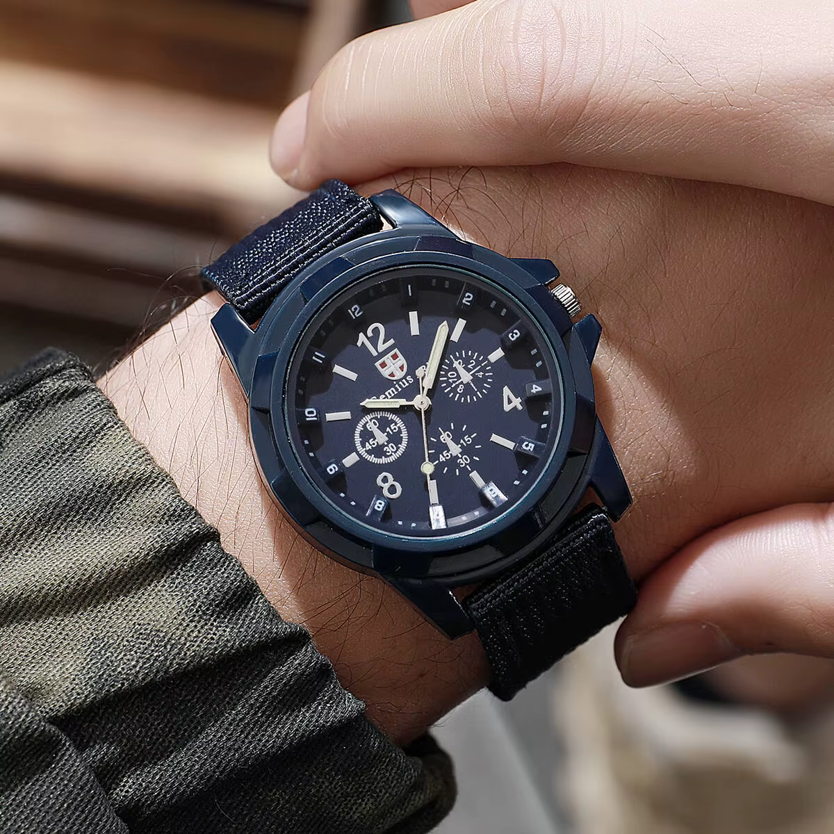 Montres militaires décontractées pour hommes