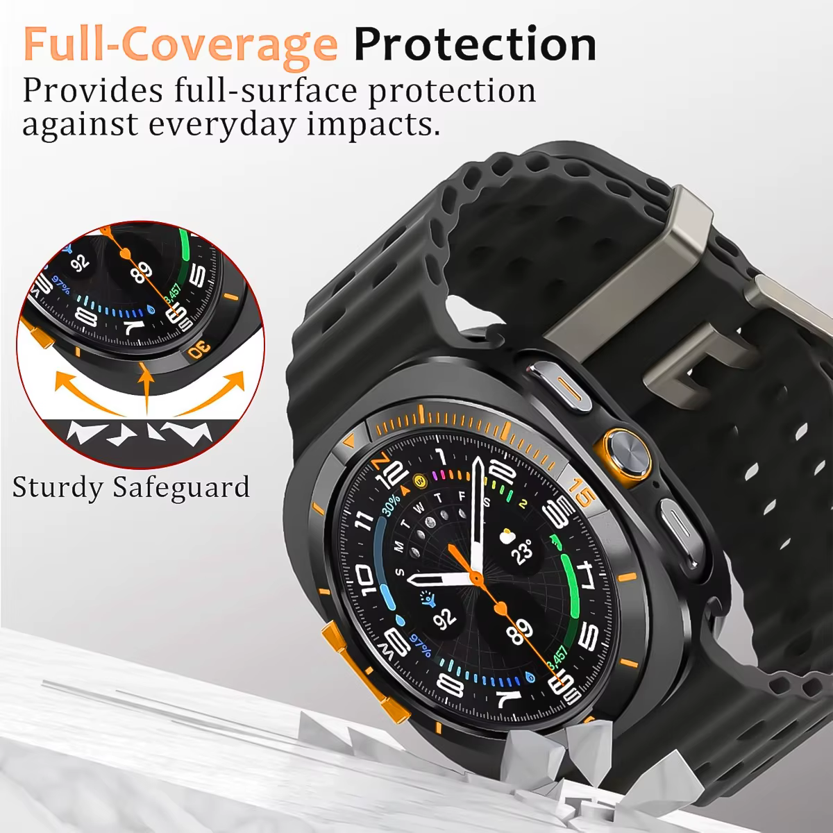 Coque métallique anti-chute pour Samsung Galaxy Watch 8 44mm Ultra 2025 47mm