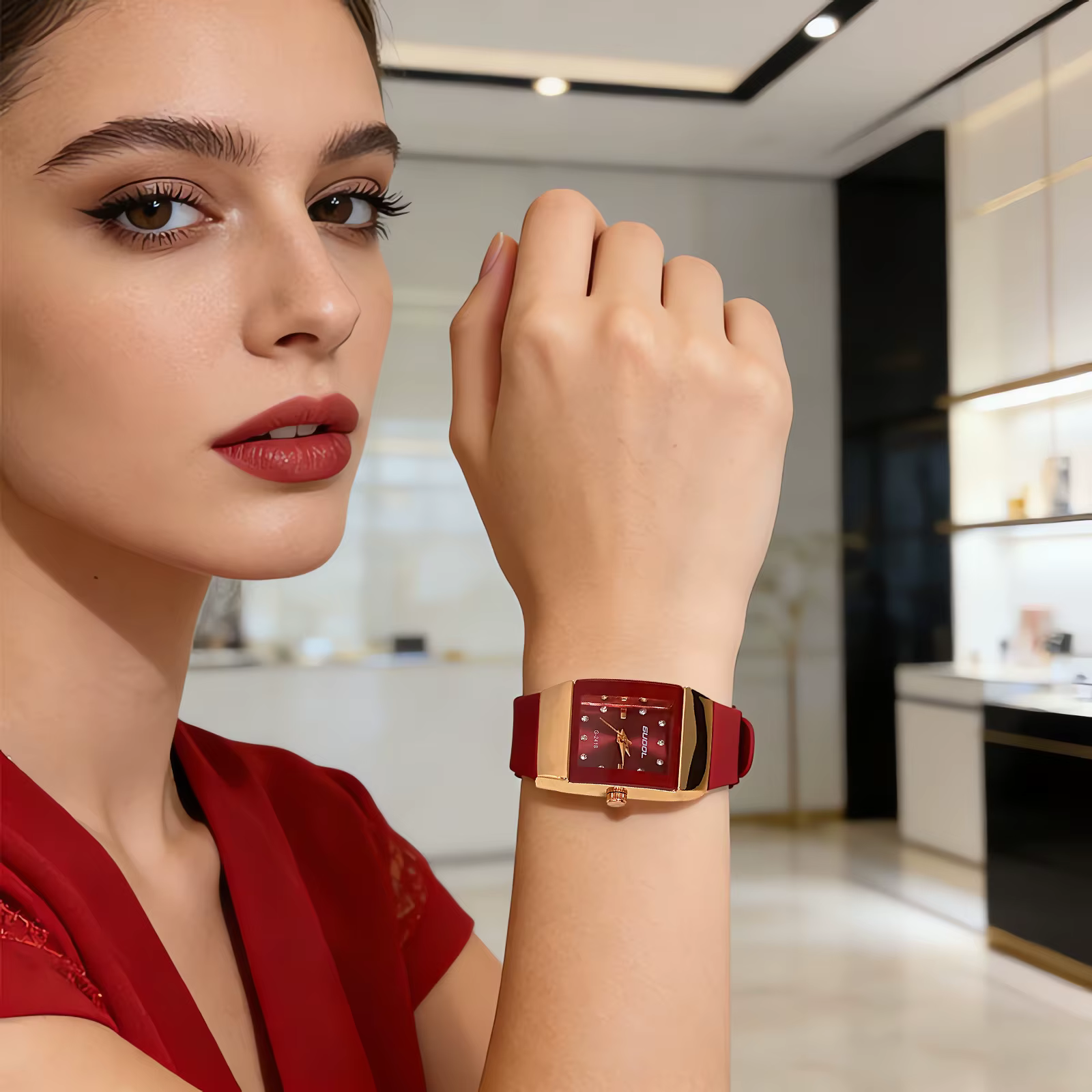 Nouvelle montre à quartz pour femme