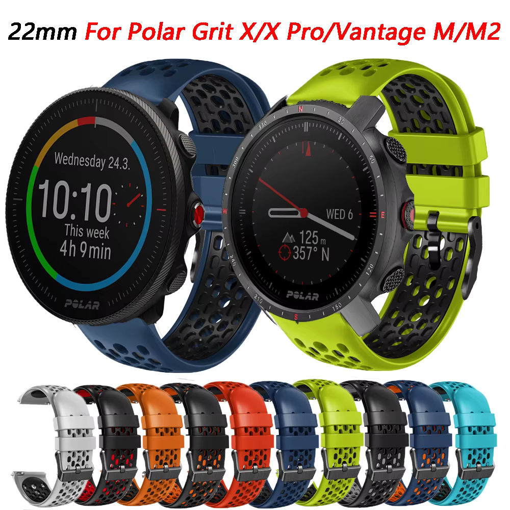 Bracelet en Silicone pour montre intelligente Polar Vantage M/M2