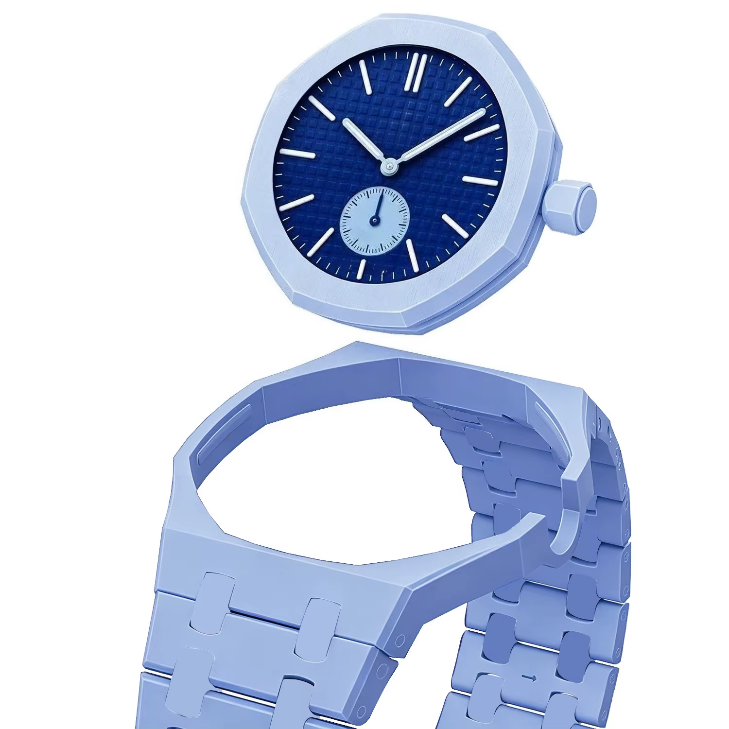 Bracelet de montre en céramique tendance pour Swatch X AP Royal POP