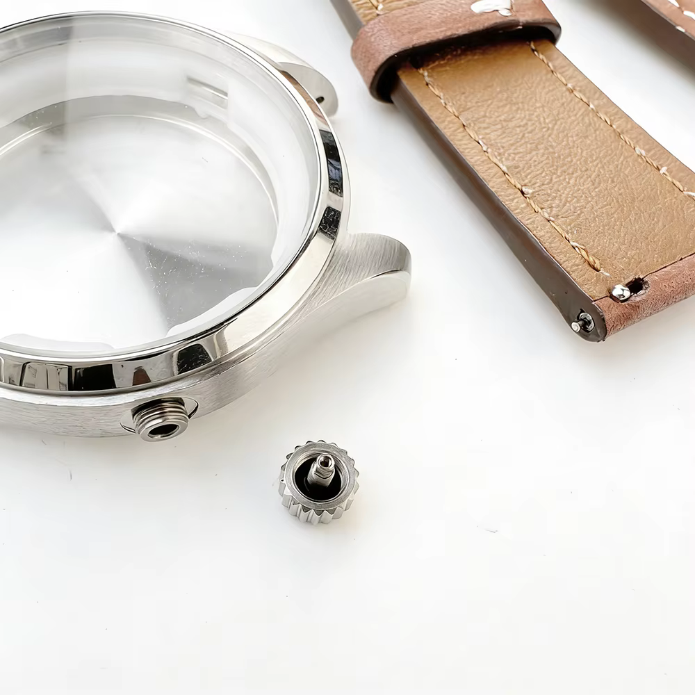 Boîtier de montre pilote 40mm compatible avec cadran 33-34.3mm pour Seiko 5Sports NH35/36/Eta2824